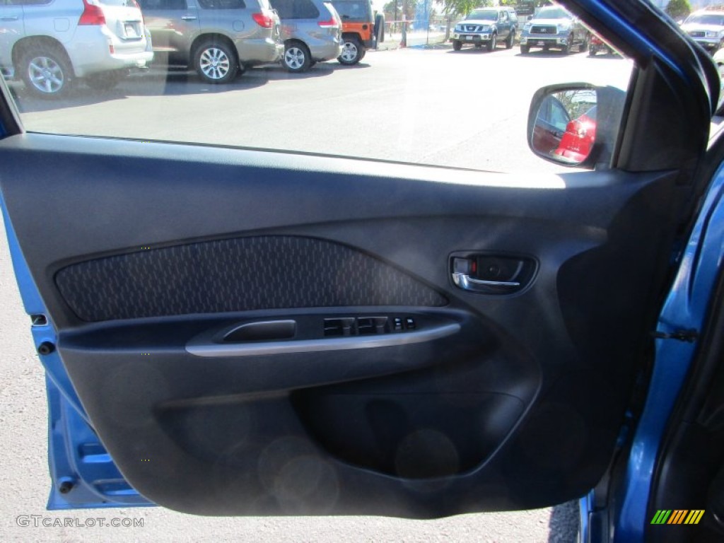 2009 Yaris S Sedan - Blue Streak Metallic / Dark Charcoal photo #9