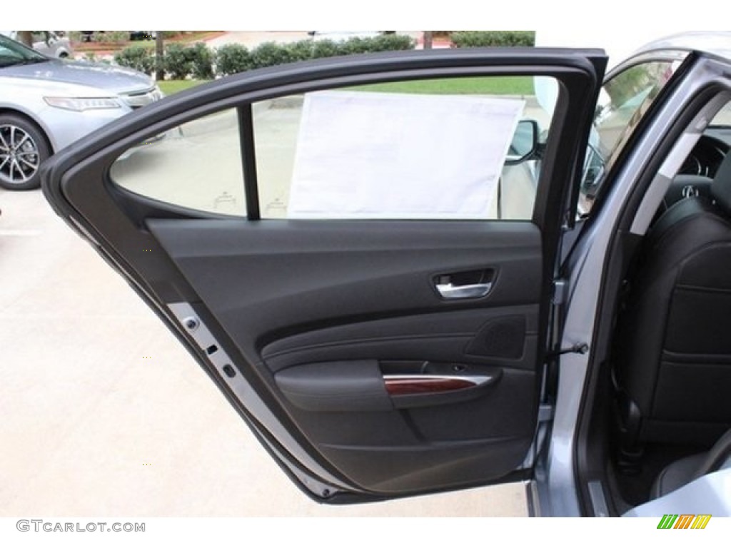2016 Acura TLX 2.4 Technology Ebony Door Panel Photo #108041447