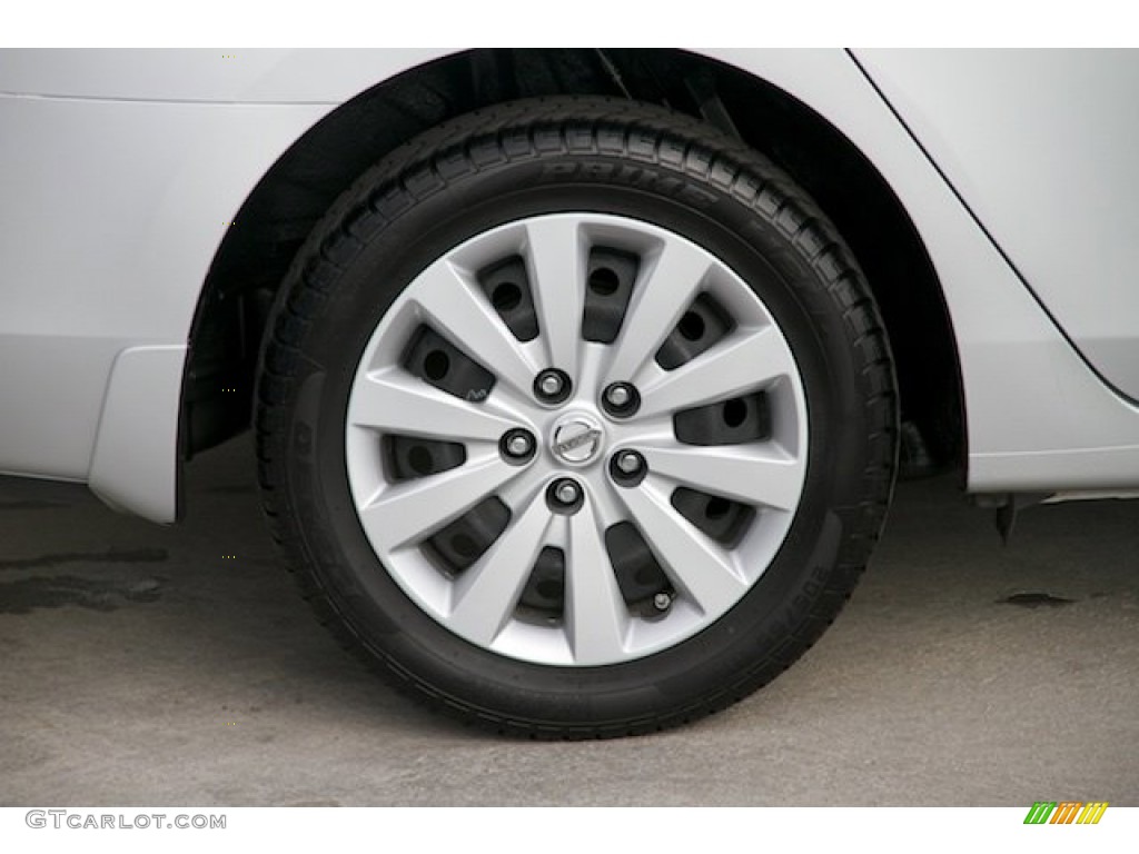 2014 Sentra SV - Brilliant Silver / Charcoal photo #25