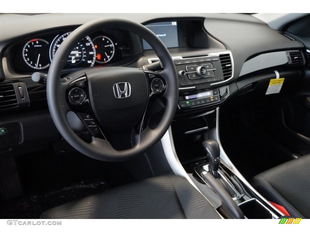 Black Interior 2016 Honda Accord LX Sedan Photo #108045689