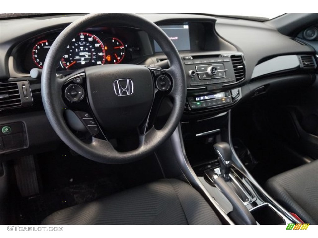2016 Honda Accord LX-S Coupe Black Dashboard Photo #108046463