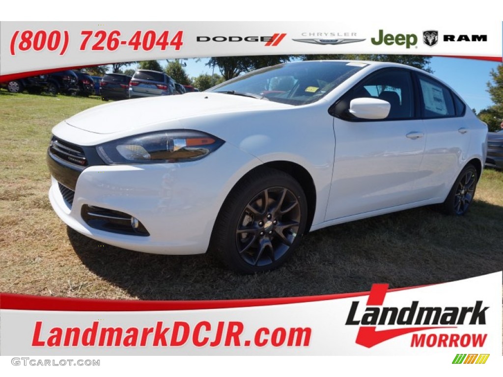 2016 Dart SXT Rallye - Bright White / Black/Light Tungsten photo #1