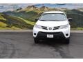 2015 Super White Toyota RAV4 LE  photo #2