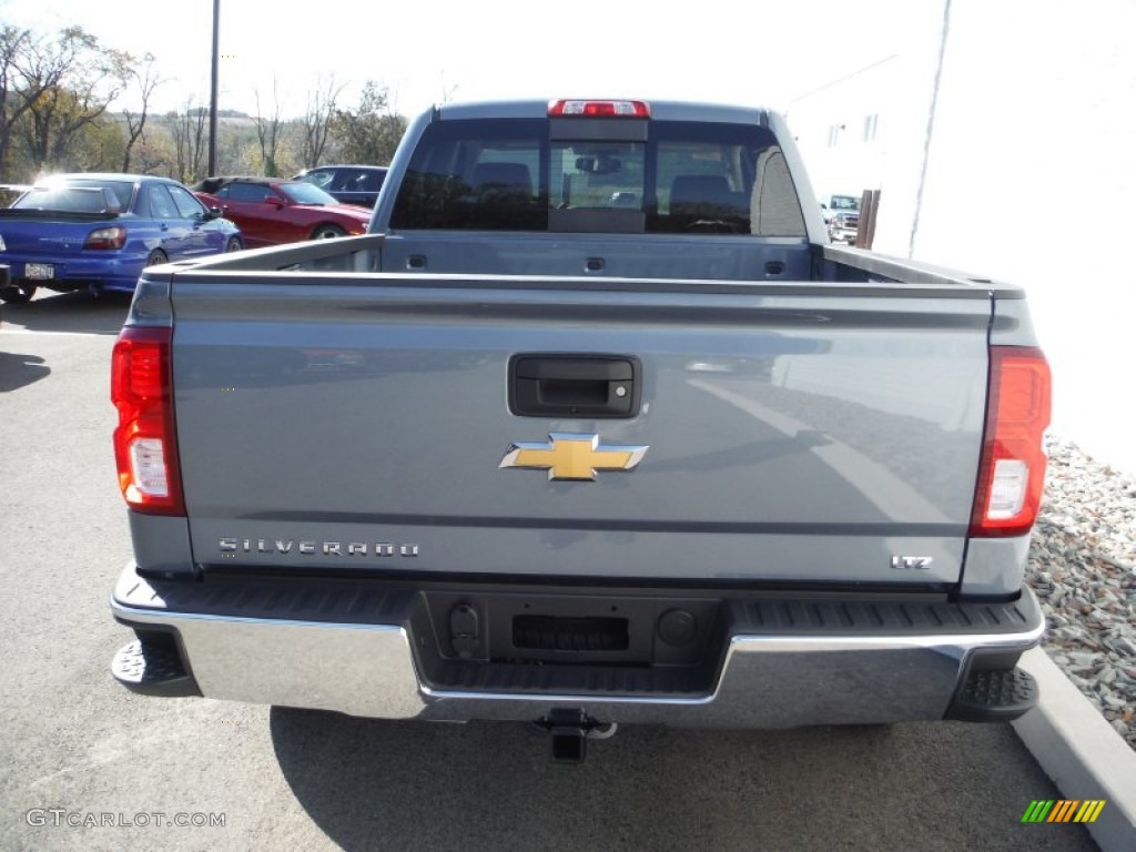 2016 Silverado 1500 LTZ Double Cab 4x4 - Slate Grey Metallic / Cocoa/Dune photo #7