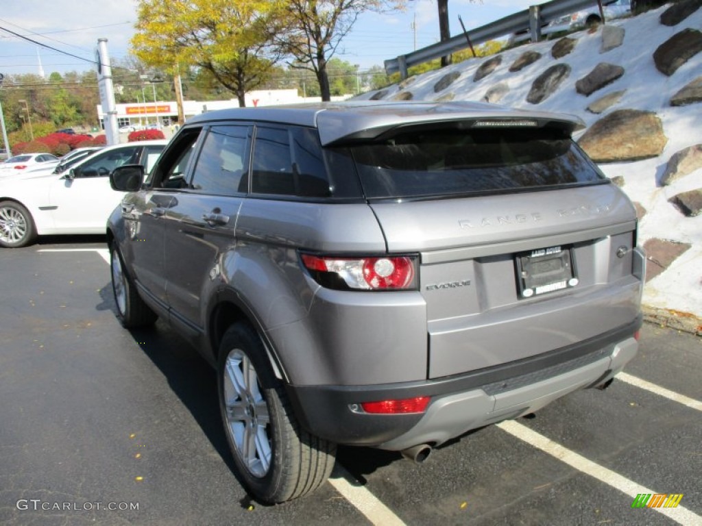 2012 Range Rover Evoque Pure - Orkney Grey Metallic / Ebony photo #4