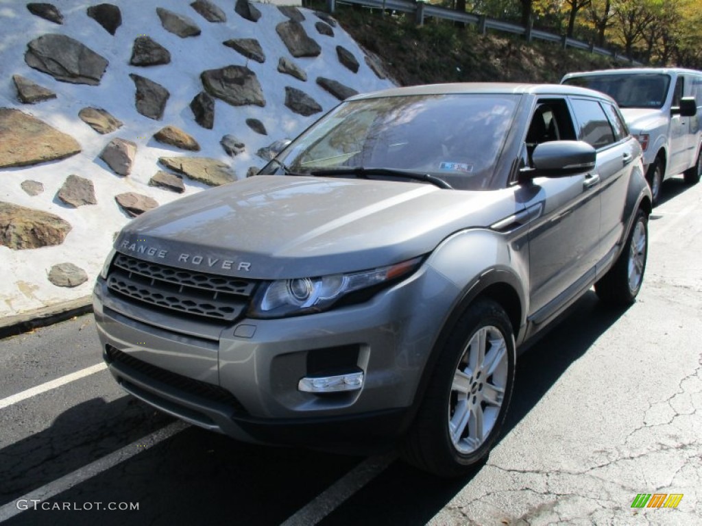 2012 Range Rover Evoque Pure - Orkney Grey Metallic / Ebony photo #9