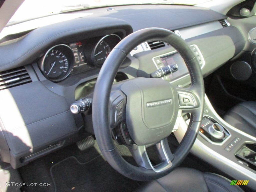 2012 Range Rover Evoque Pure - Orkney Grey Metallic / Ebony photo #14