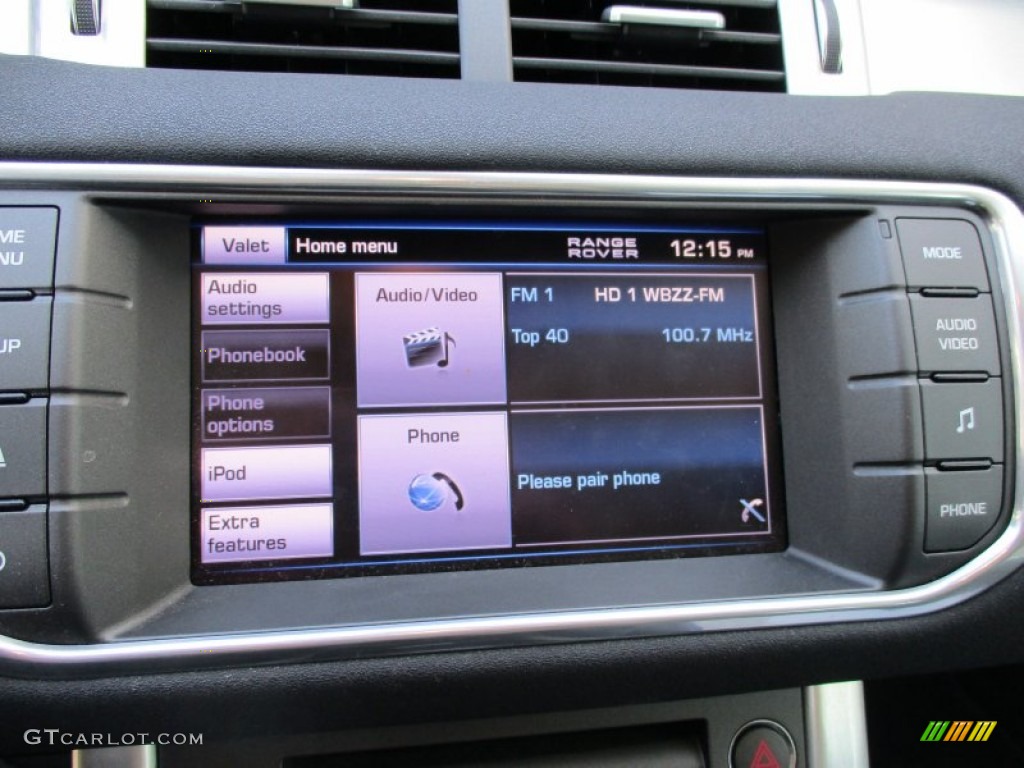 2012 Range Rover Evoque Pure - Orkney Grey Metallic / Ebony photo #17