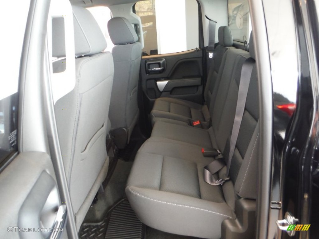 Jet Black Interior 2016 Chevrolet Silverado 1500 LT Z71 Double Cab 4x4 Photo #108056053