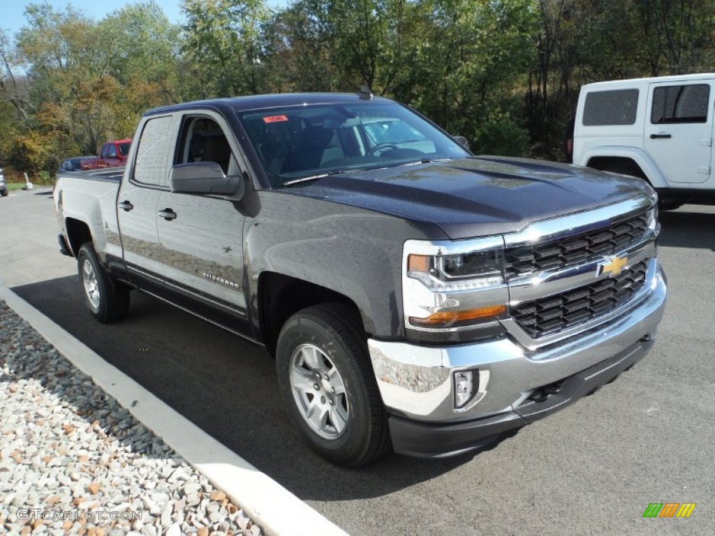 2016 Silverado 1500 LT Double Cab 4x4 - Tungsten Metallic / Jet Black photo #5