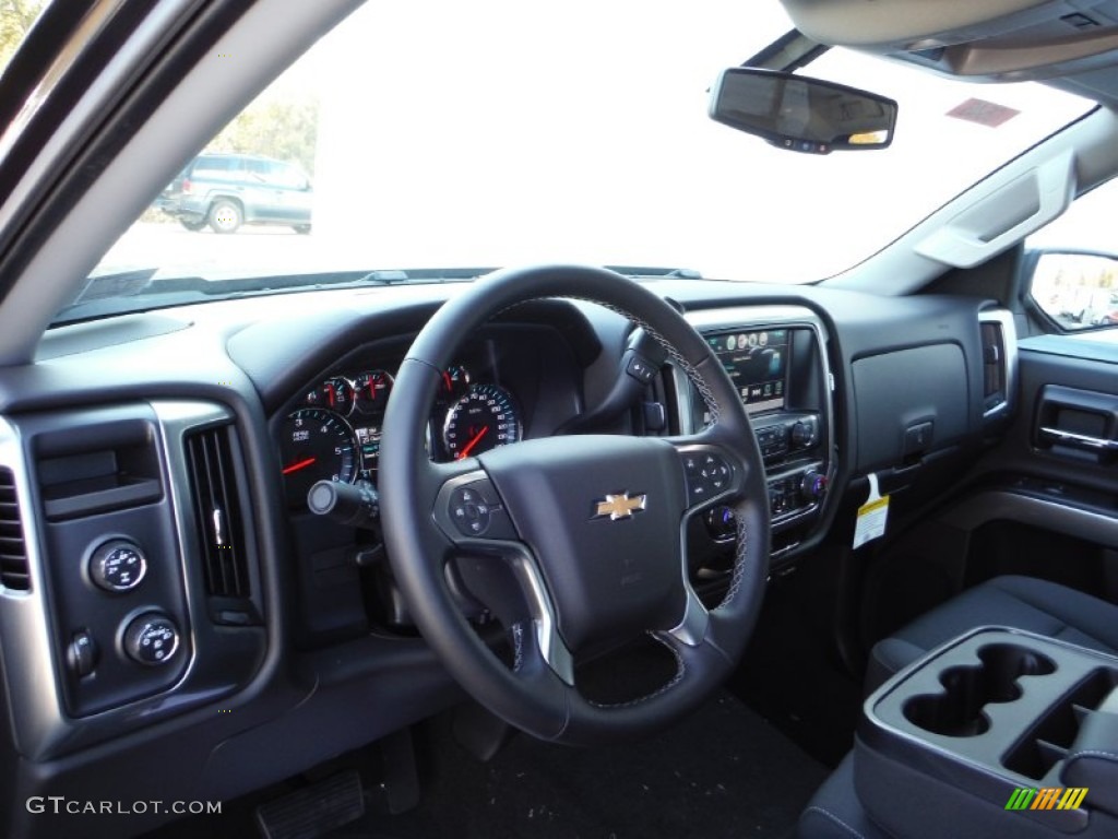 2016 Silverado 1500 LT Double Cab 4x4 - Tungsten Metallic / Jet Black photo #10