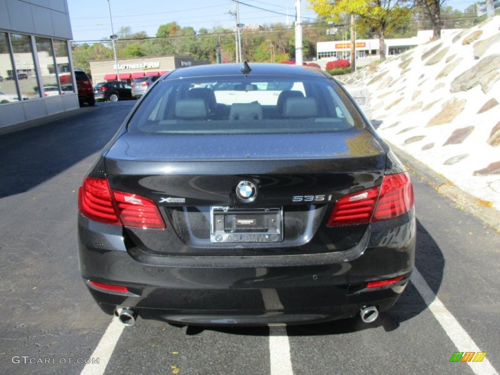 2016 5 Series 535i xDrive Sedan - Black Sapphire Metallic / Black photo #5