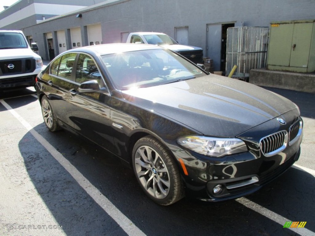 2016 5 Series 535i xDrive Sedan - Black Sapphire Metallic / Black photo #7