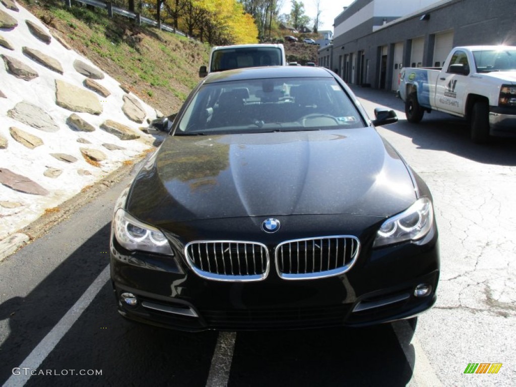 2016 5 Series 535i xDrive Sedan - Black Sapphire Metallic / Black photo #8