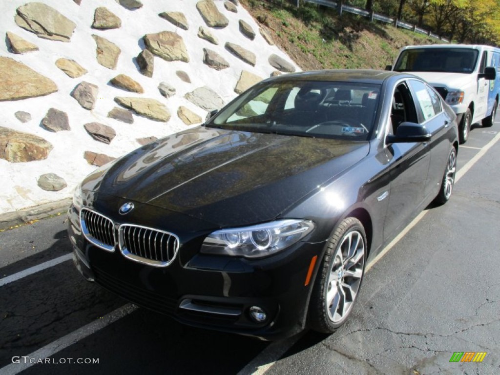 2016 5 Series 535i xDrive Sedan - Black Sapphire Metallic / Black photo #9