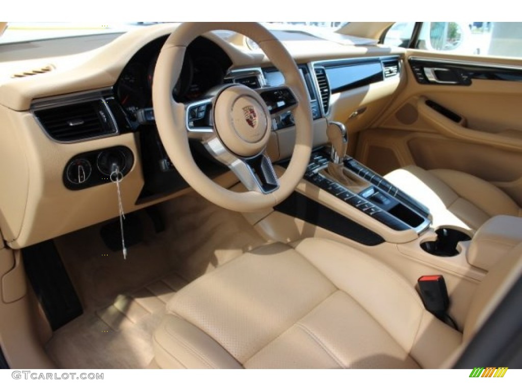 Luxor Beige Interior 2015 Porsche Macan S Photo #108058328