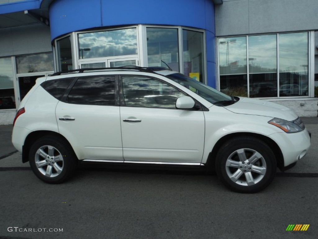 2007 Murano SL AWD - Glacier Pearl White / Cafe Latte photo #2