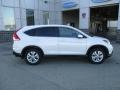 2013 White Diamond Pearl Honda CR-V EX AWD  photo #2