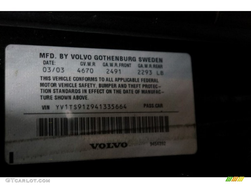 2004 S80 T6 - Black / Graphite photo #14