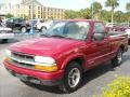 2002 Dark Cherry Red Metallic Chevrolet S10 Regular Cab  photo #7