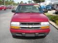 2002 Dark Cherry Red Metallic Chevrolet S10 Regular Cab  photo #8