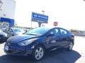 2013 Indigo Night Hyundai Elantra GLS  photo #1