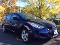 2013 Indigo Night Hyundai Elantra GLS  photo #3