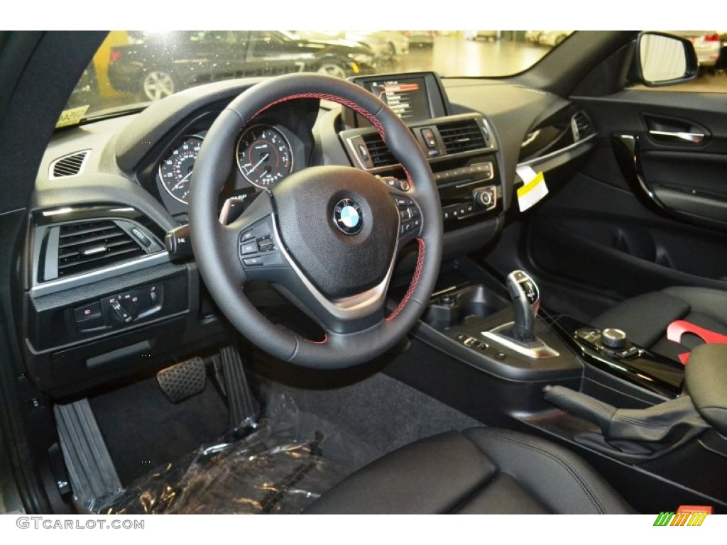 Black Interior 2016 BMW 2 Series 228i Coupe Photo #108066616