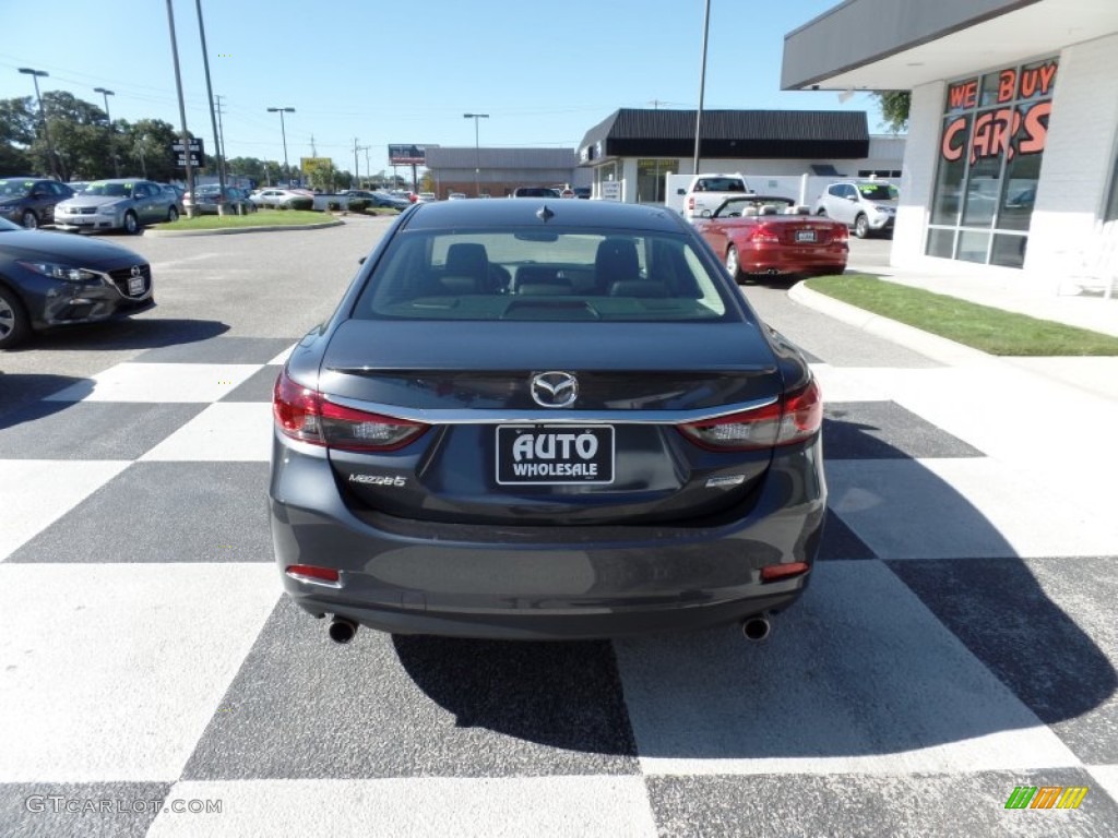 2014 MAZDA6 Grand Touring - Meteor Gray Mica / Black photo #4