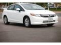 Taffeta White - Civic LX Sedan Photo No. 1