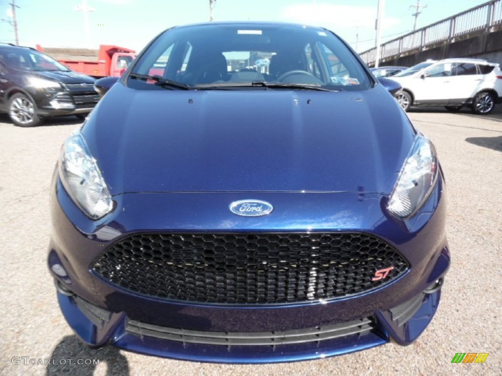 Kona Blue Metallic 2016 Ford Fiesta ST Hatchback Exterior Photo #108070459
