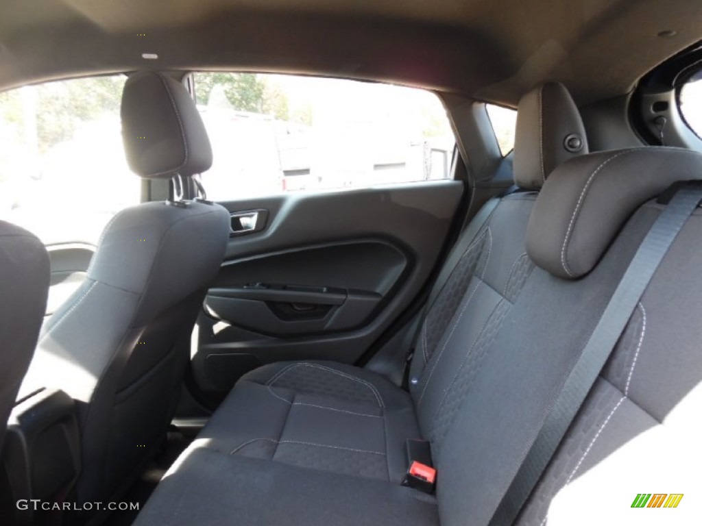 ST Charcoal Black Interior 2016 Ford Fiesta ST Hatchback Photo #108070549