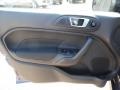 2016 Ford Fiesta ST Charcoal Black Interior Door Panel Photo