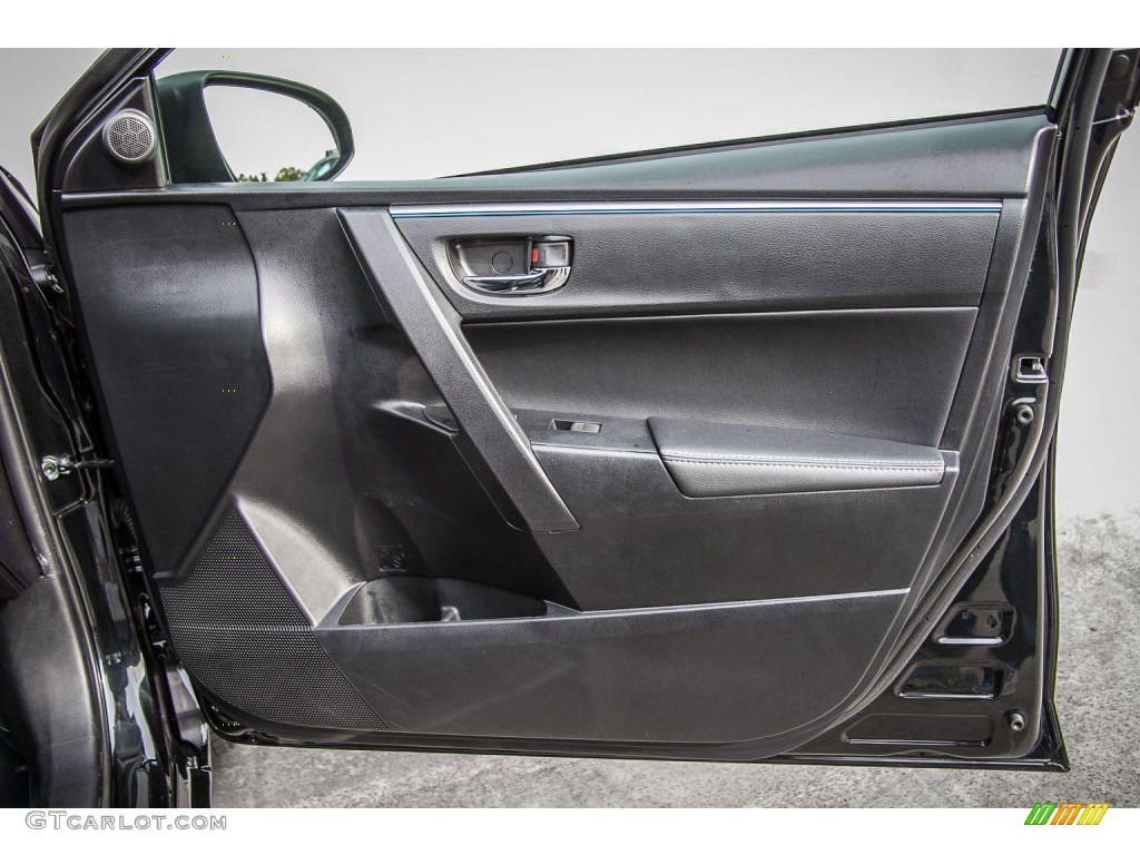 2014 Toyota Corolla S Black Door Panel Photo #108071458