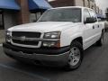 2005 Summit White Chevrolet Silverado 1500 LS Crew Cab  photo #2