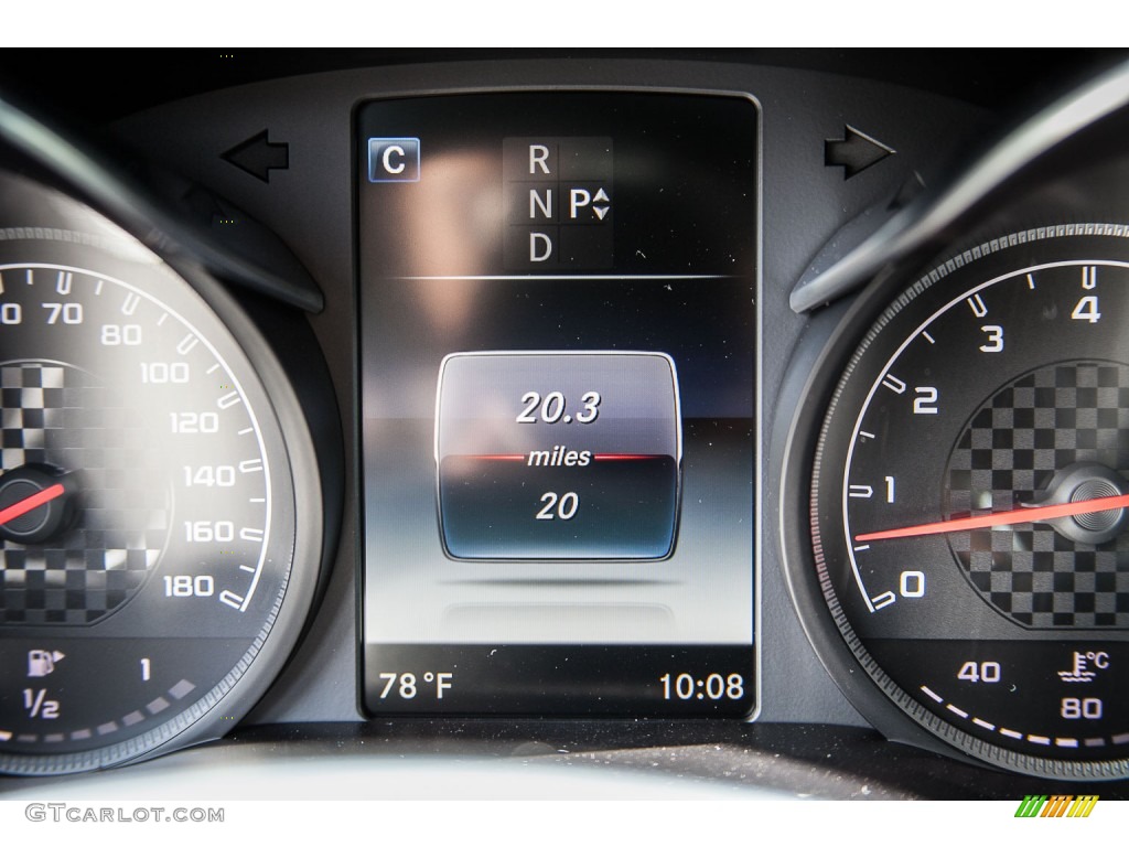 2016 Mercedes-Benz C 450 AMG Sedan Gauges Photo #108074116