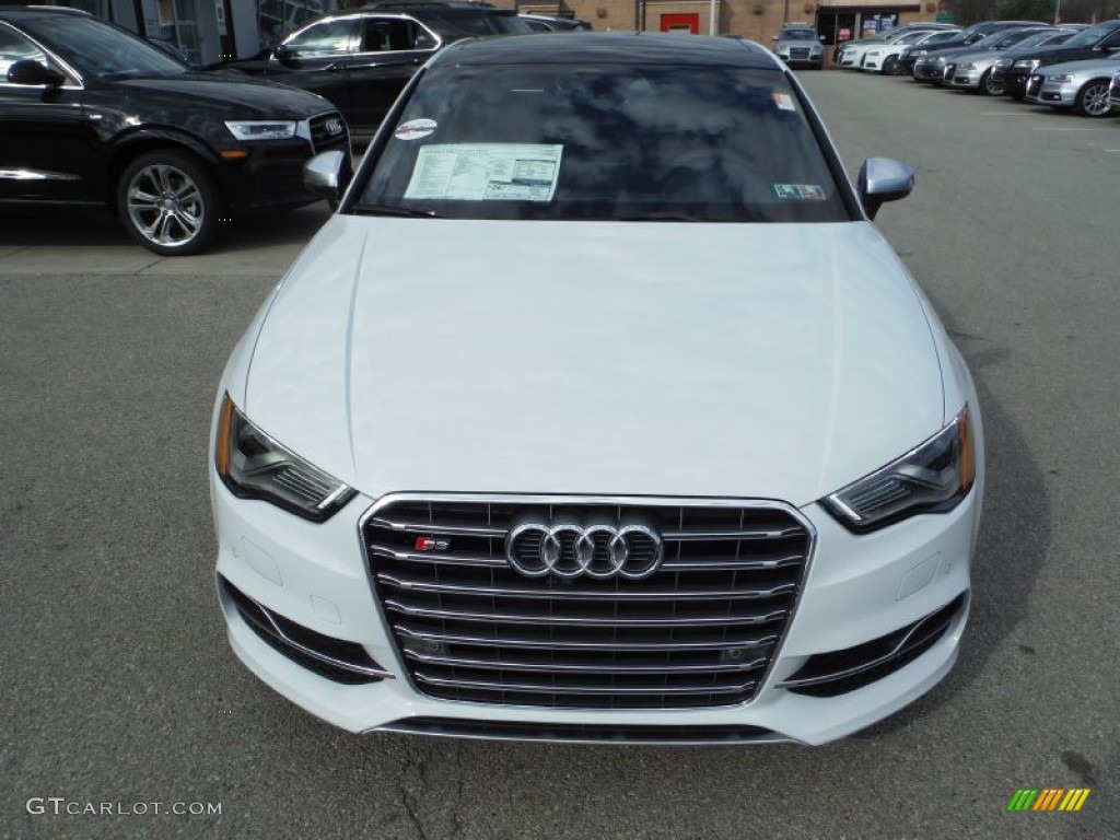 2016 S3 2.0T Premium Plus quattro - Glacier White Metallic / Black/Magma Red photo #7