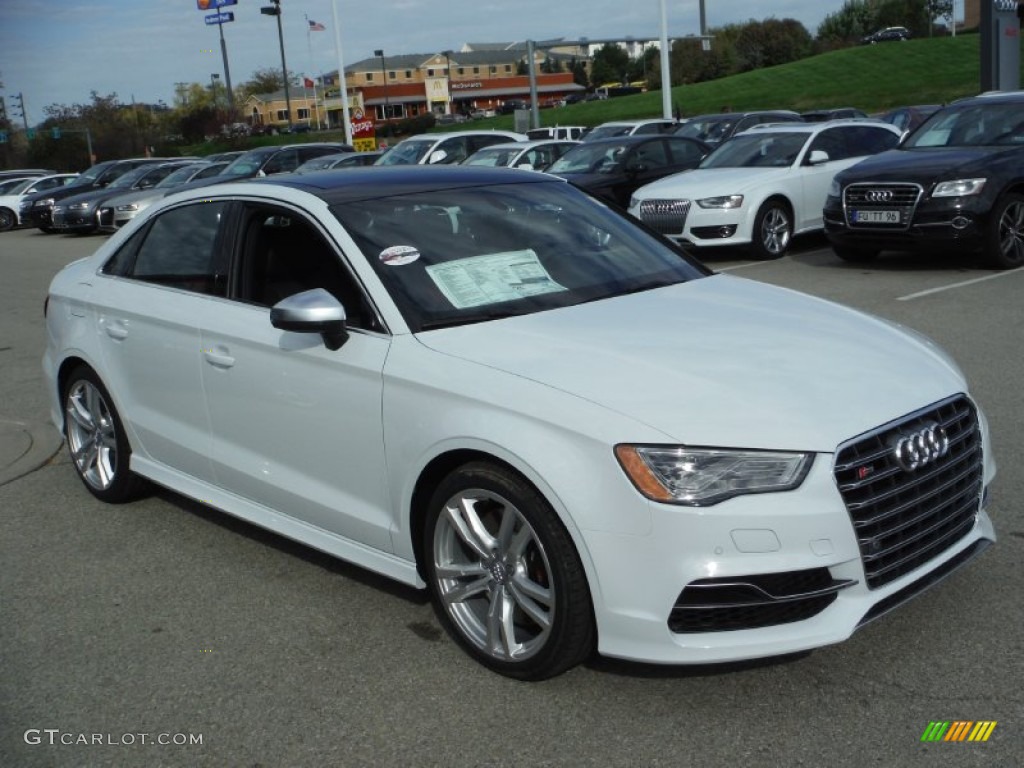 2016 S3 2.0T Premium Plus quattro - Glacier White Metallic / Black/Magma Red photo #8