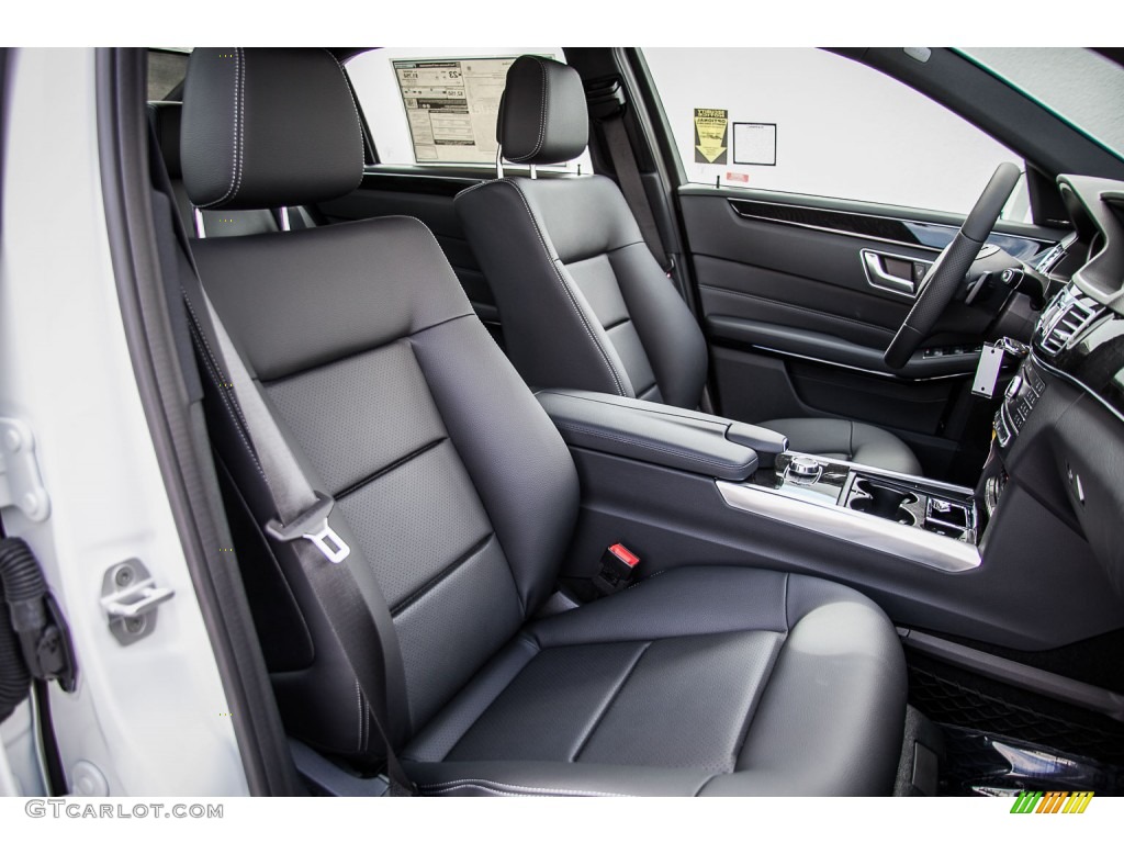 Black Interior 2016 Mercedes-Benz E 350 Sedan Photo #108075034