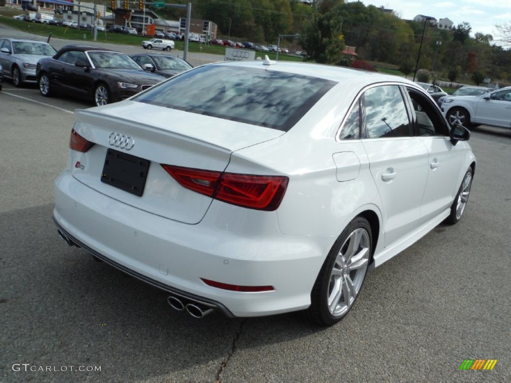2016 S3 2.0T Premium Plus quattro - Glacier White Metallic / Black/Magma Red photo #12