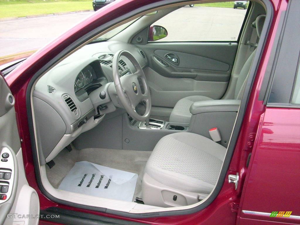 2006 Malibu LT V6 Sedan - Sport Red Metallic / Titanium Gray photo #15