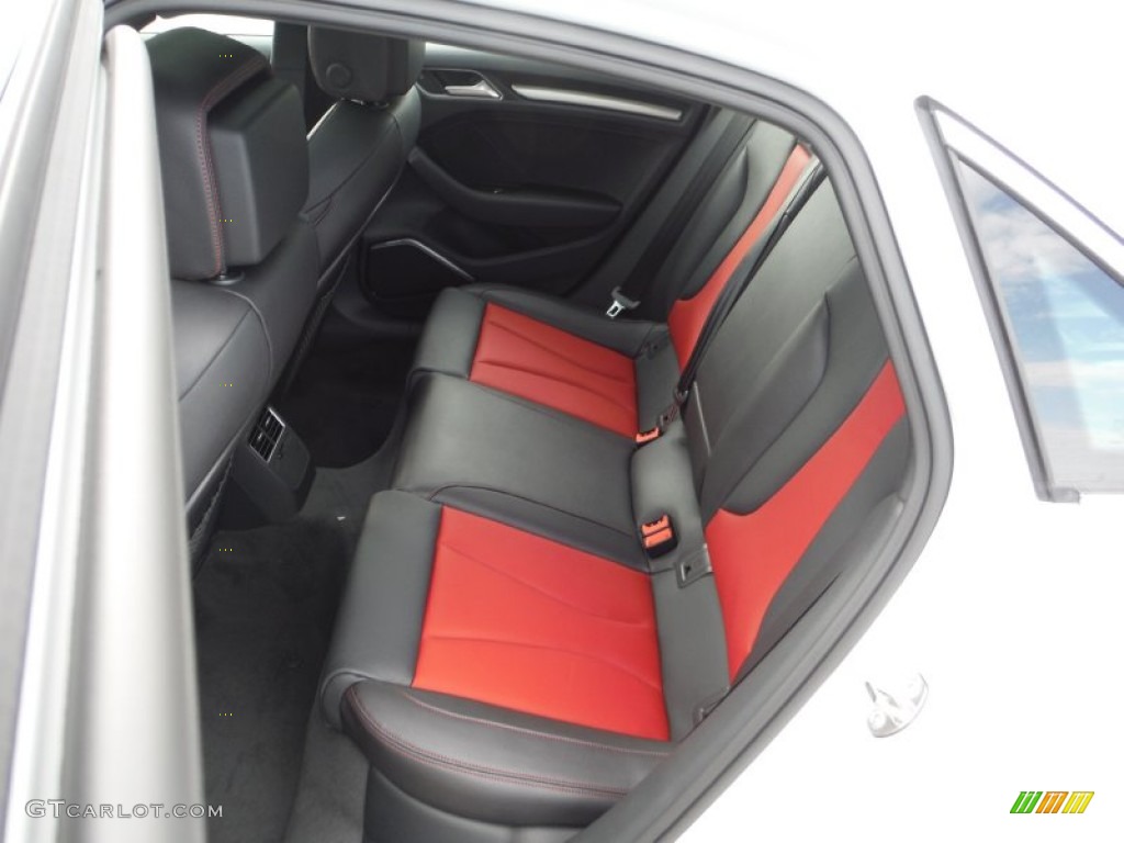 2016 S3 2.0T Premium Plus quattro - Glacier White Metallic / Black/Magma Red photo #34