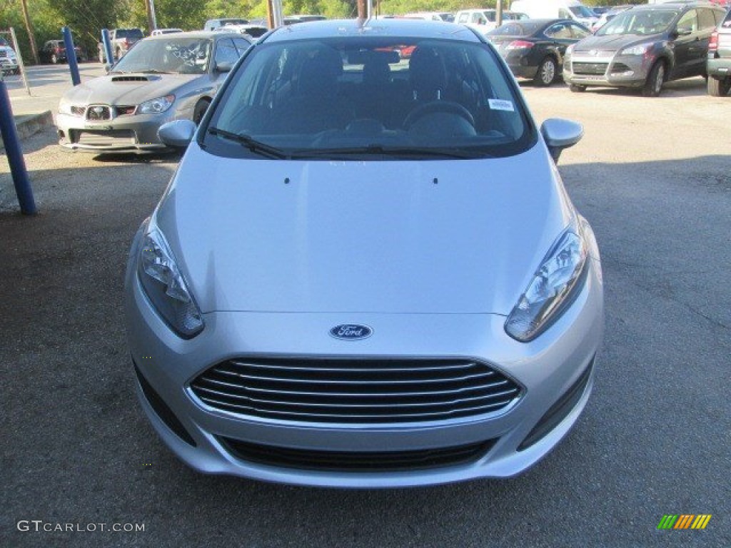 2015 Fiesta SE Hatchback - Ingot Silver Metallic / Charcoal Black photo #34