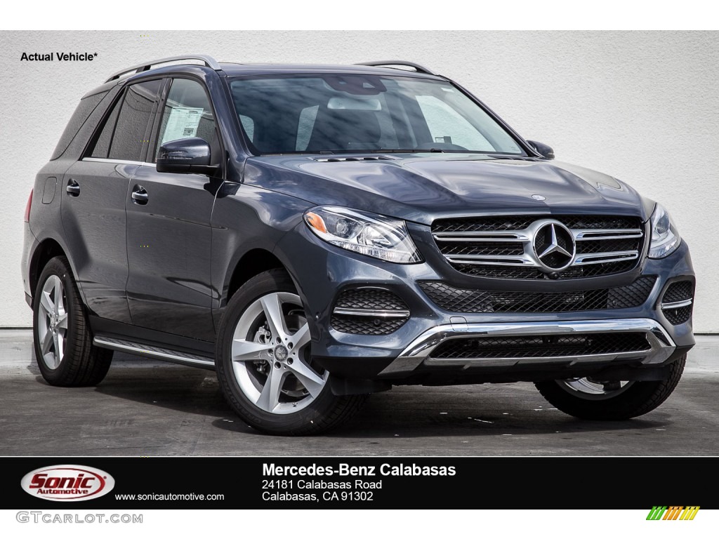 2016 GLE 350 - Steel Grey Metallic / Black photo #1