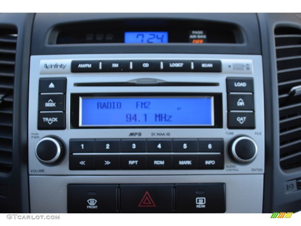 2008 Hyundai Santa Fe Limited Audio System Photos