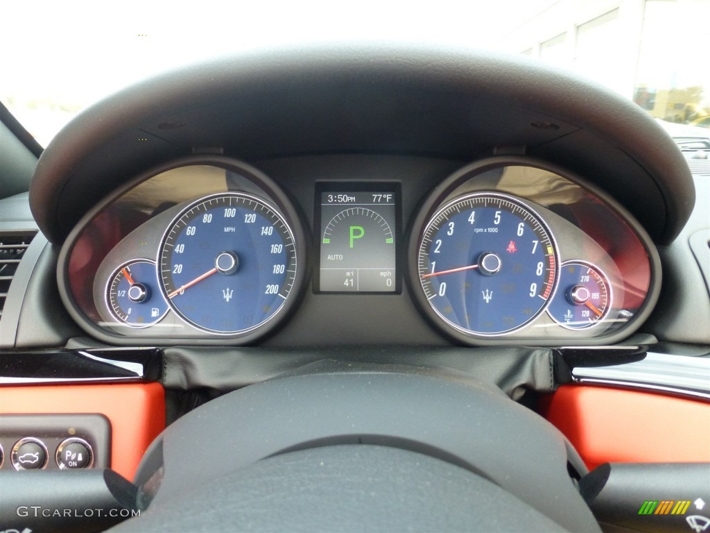 2016 Maserati GranTurismo Convertible GT Sport Gauges Photo #108078646