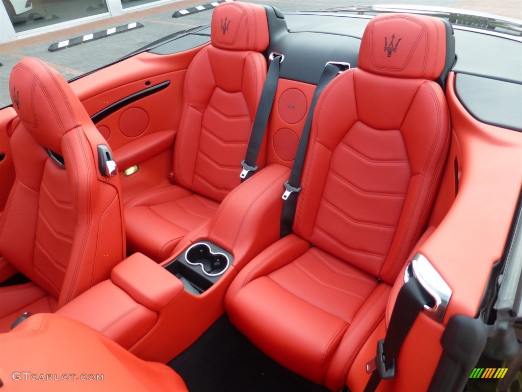 Rosso Corallo Interior 2016 Maserati GranTurismo Convertible GT Sport Photo #108078904