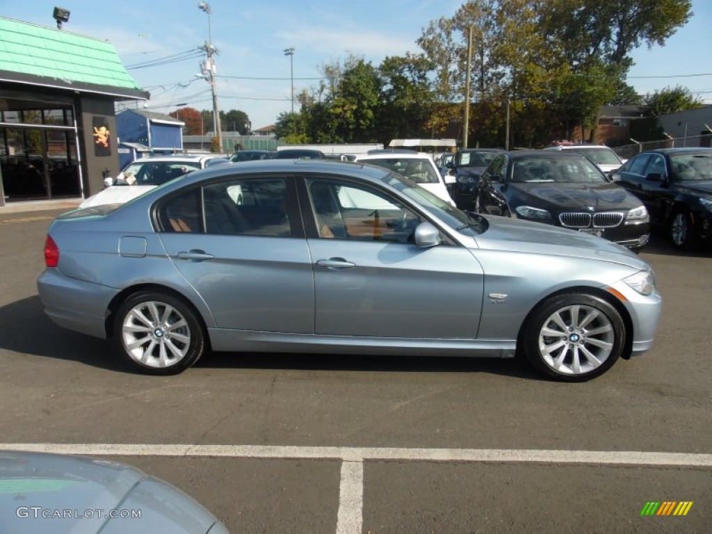 2011 3 Series 328i xDrive Sedan - Blue Water Metallic / Saddle Brown Dakota Leather photo #6