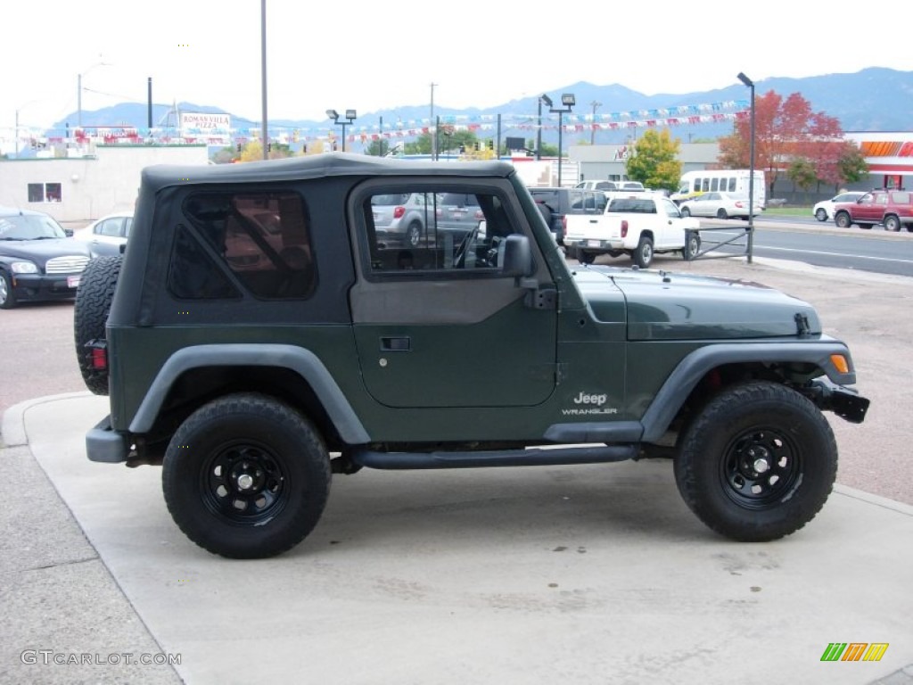 Shale Green Metallic 2004 Jeep Wrangler SE 4x4 Exterior Photo #108082730