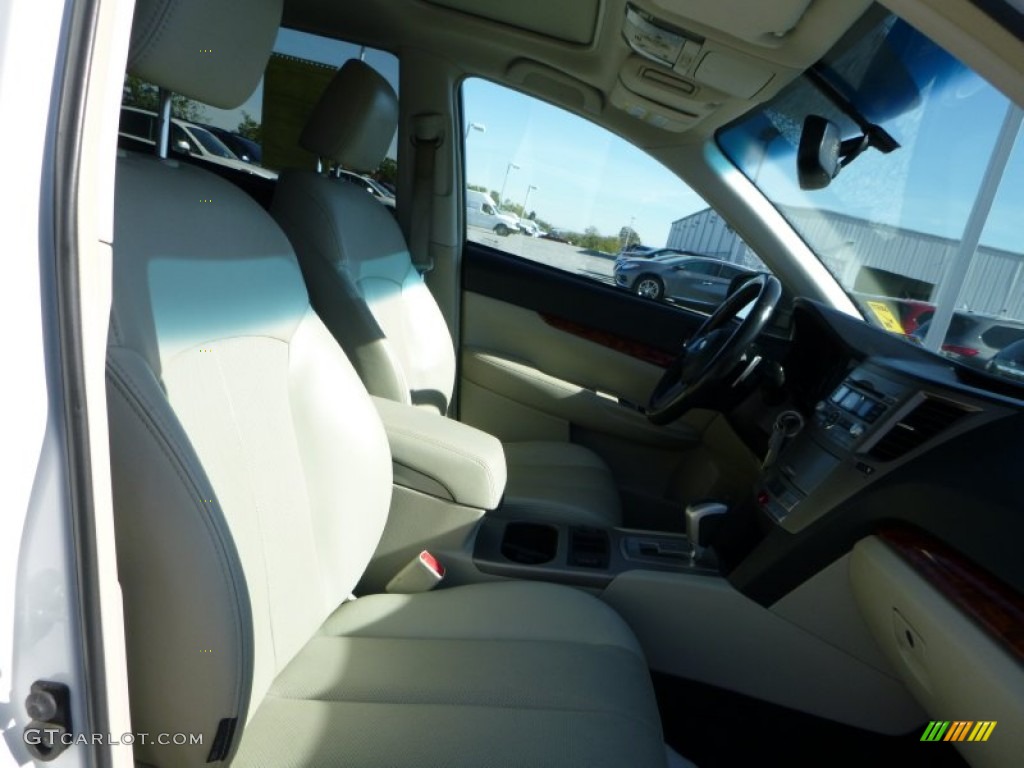 2011 Outback 2.5i Limited Wagon - Satin White Pearl / Warm Ivory photo #3